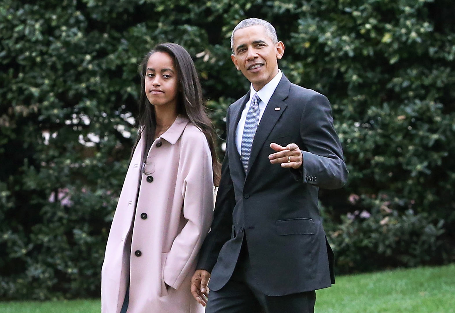 Malia Obama, Barack Obama