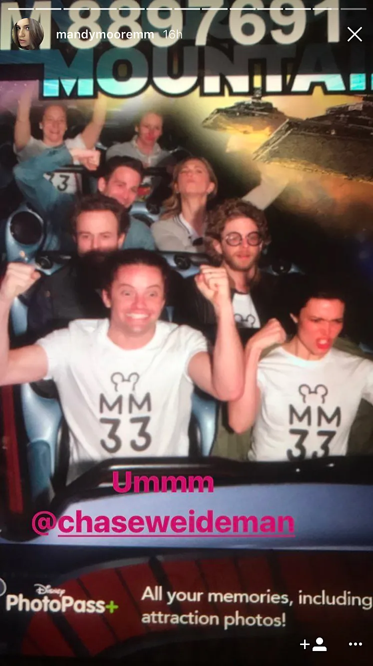 Mandy Moore birthday Club 33 Disneyland