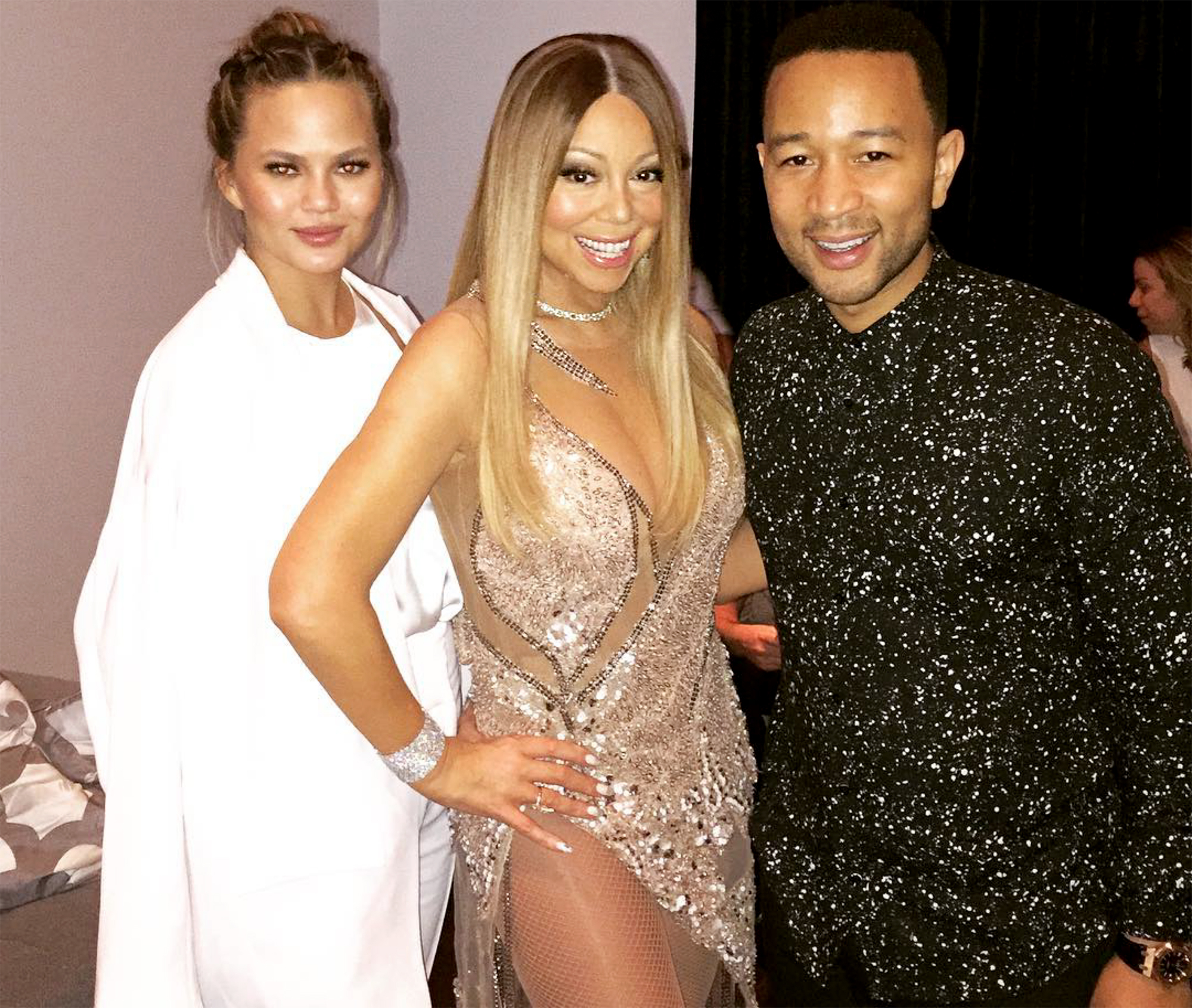 Chrissy Teigen Mariah Carey John Legend