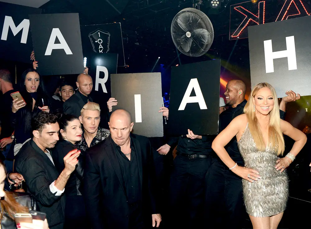 Mariah Carey celebrates her 'Mariah #1 to Infinity' wrap party at 1 OAK Nightclub at The Mirage Hotel & Casino on February 20, 2016 in Las Vegas, Nevada.