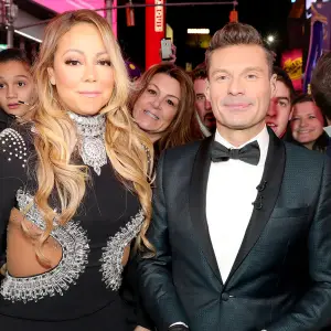 Mariah Carey Ryan Seacrest New Year's Eve