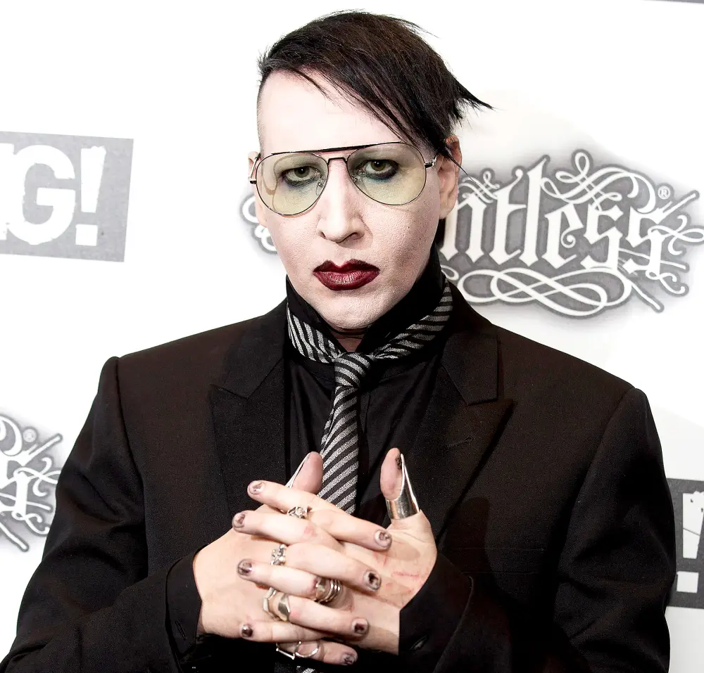 Marilyn Manson attends the Relentless Energy Drink Kerrang! Awards at the Troxy on June 11, 2015 in London, England.