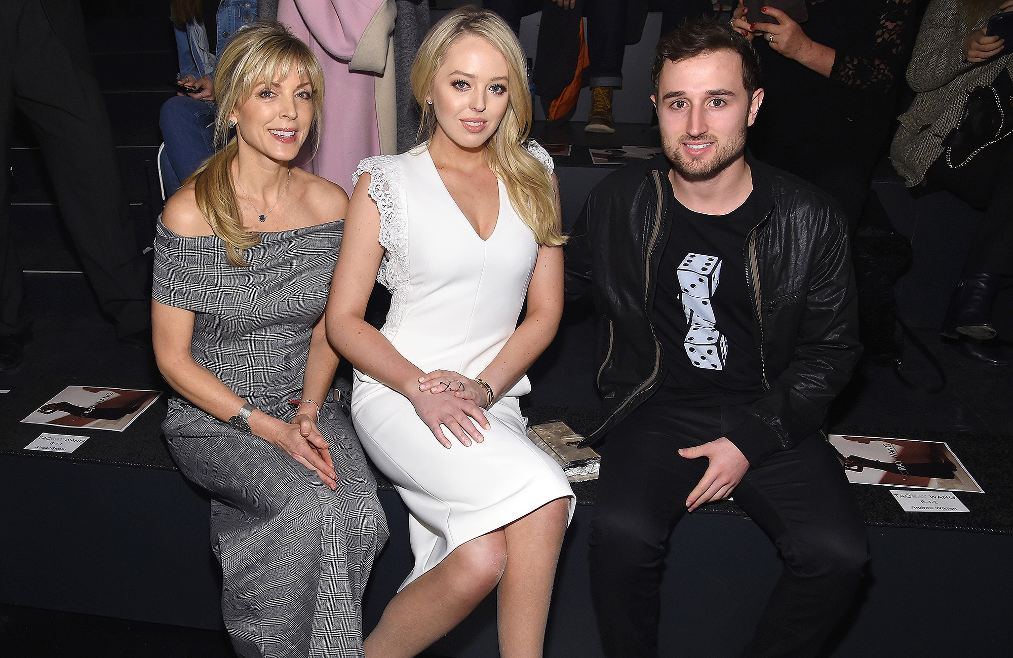 Marla Maples, Tiffany Trump and Ross Mechanic