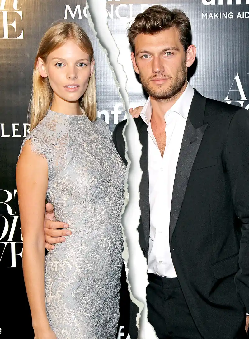 Marloes Horst and Alex Pettyfer attend the Moncler Presentation during Spring 2016 New York Fashion Week.