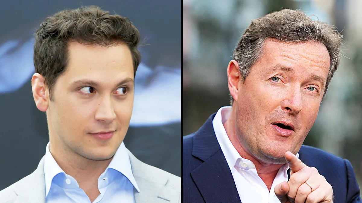 Matt McGorry and Piers Morgan (from left)