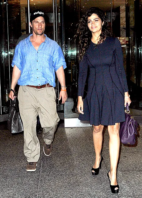 Matthew McConaughey and Camila Alves