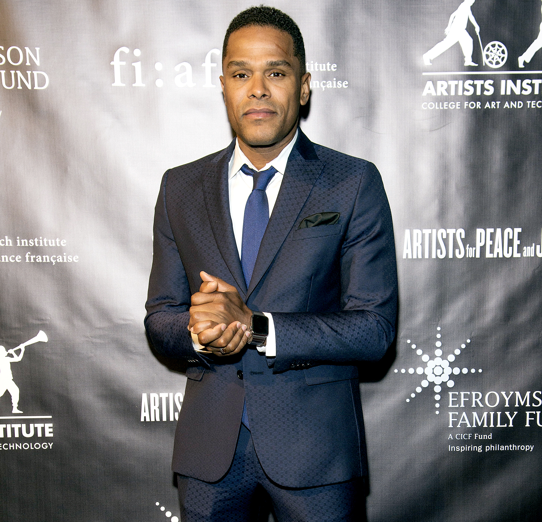 Grammy award winning musician Maxwell attends the French Institute Alliance Franaise and Artists for Peace and Justice "Haiti Optimiste" event at Florence Gould Hall on June 1, 2016 in New York City.