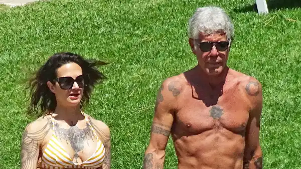 Asia Argento and Anthony Bourdain