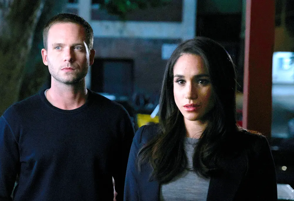 Meghan Markle and Patrick J. Adams