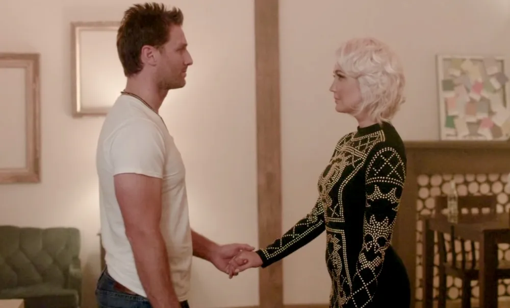 Juan Pablo Galavis and Meghan Linsey in &lsquo;Exes and Friends&rsquo;