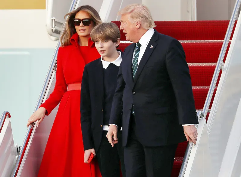 Melania Trump Barron Trump Donald Trump