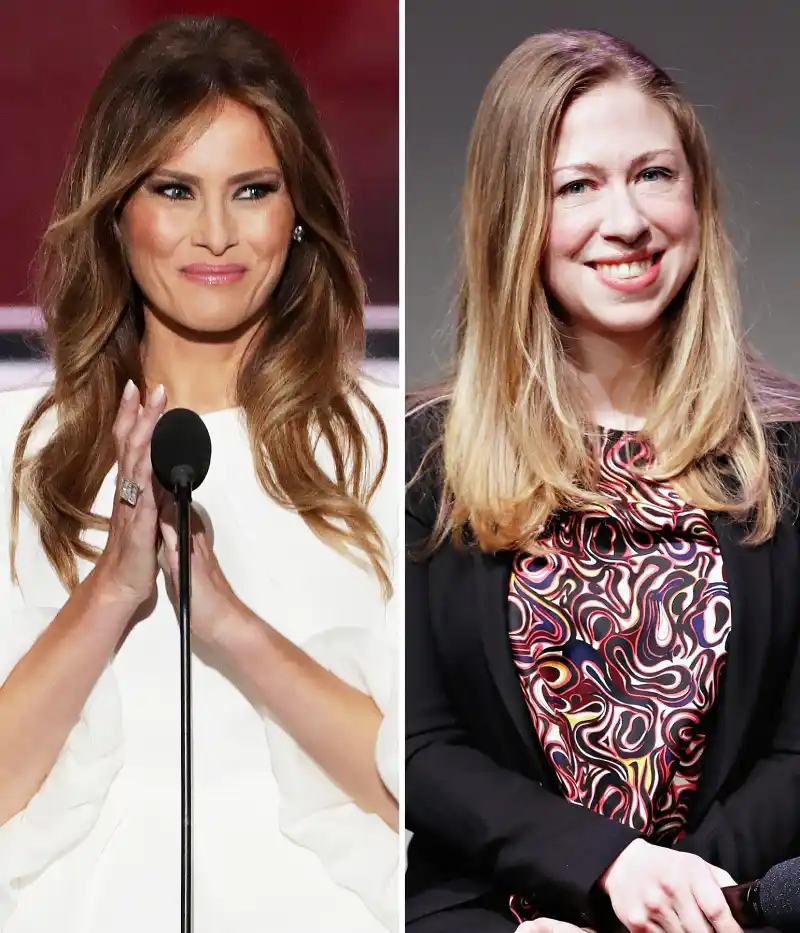 Melania Trump Chelsea Clinton