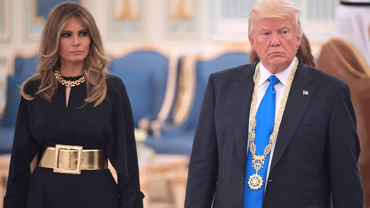 Melania Trump and Donald Trump