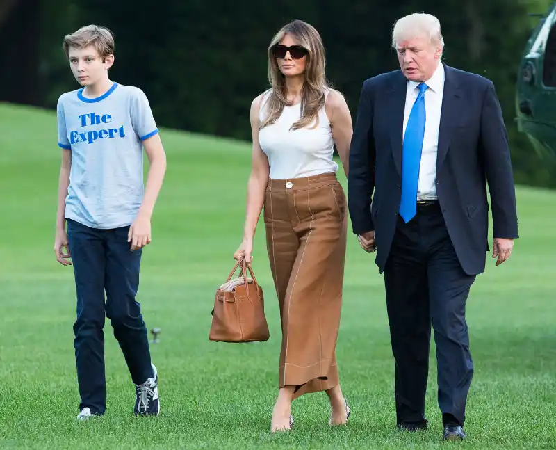 Barron Trump Melania Trump Donald Trump