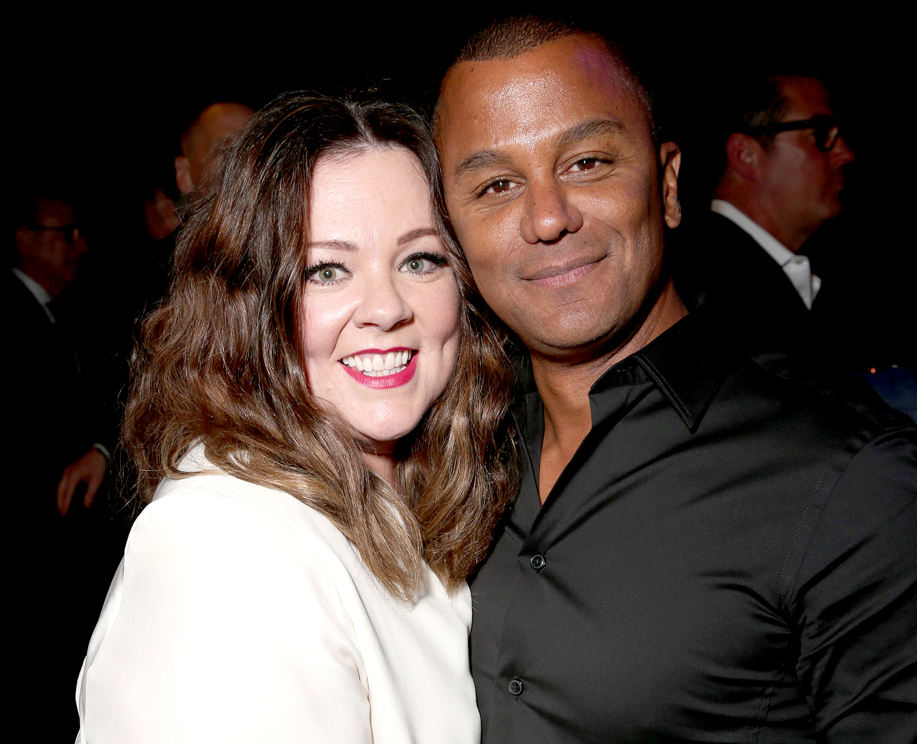 Melissa McCarthy and Yanic Truesdale attend the premiere of USA Pictures' "The Boss" after party at the Hammer Museum on March 28, 2016 in Westwood, California.