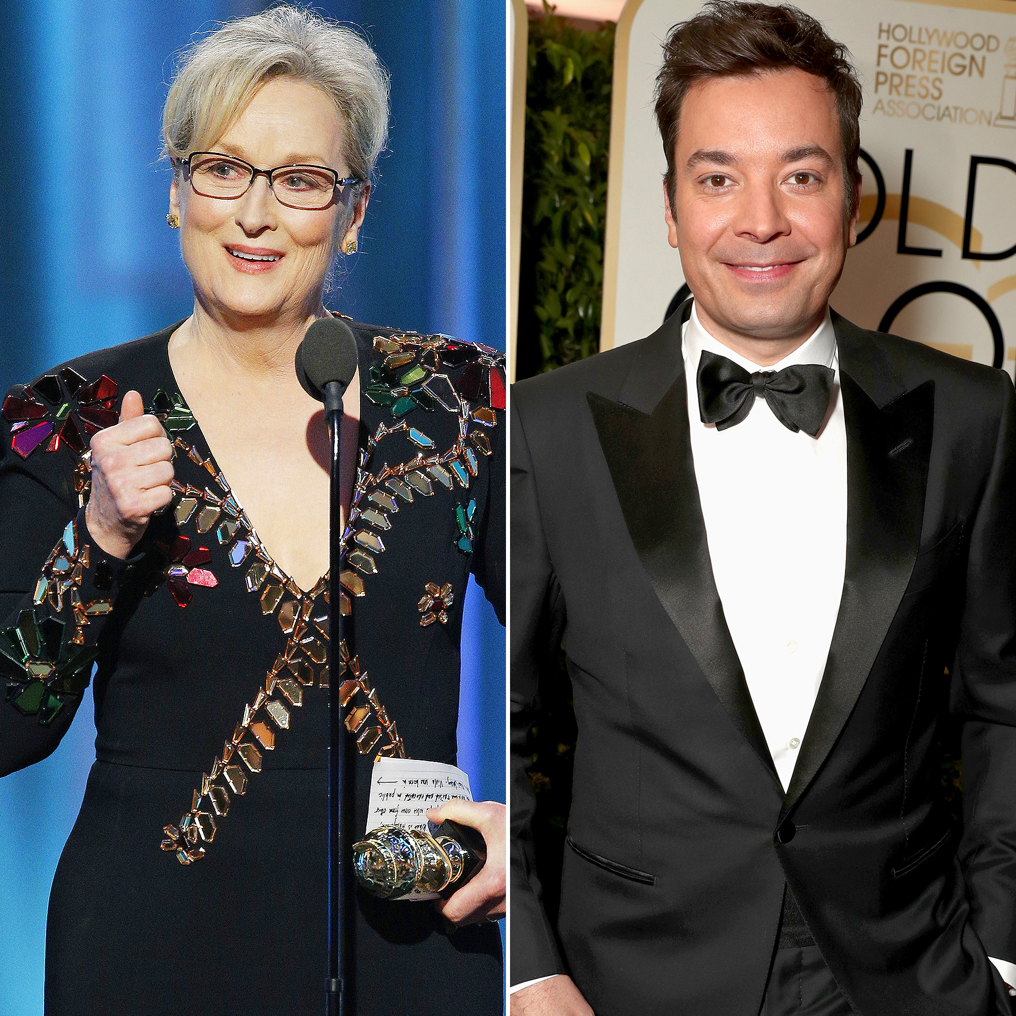 Meryl Streep and Jimmy Fallon