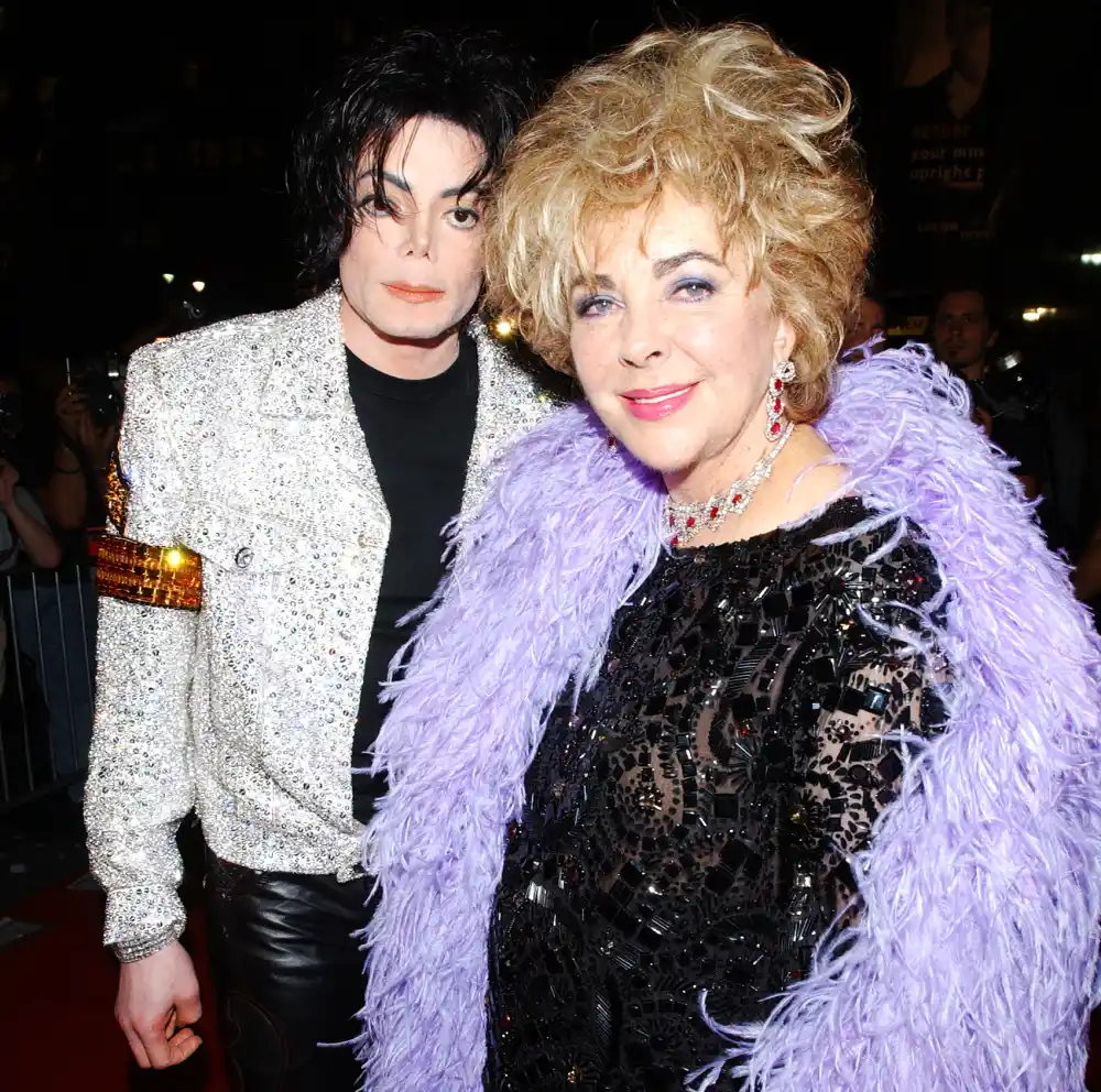 Michael Jackson and Elizabeth Taylor