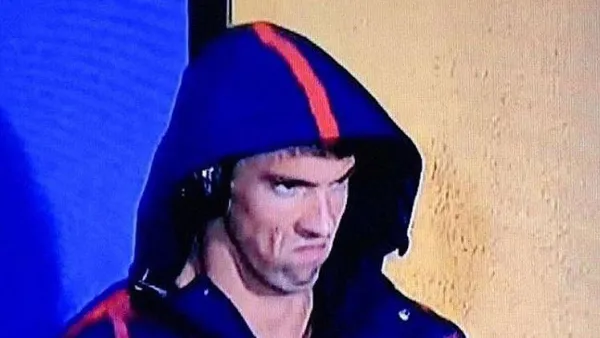 Michael Phelps Gives Chad le Clos a Death Stare at the Rio Olympic Games
