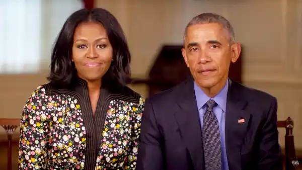 Michelle Obama and Barack Obama
