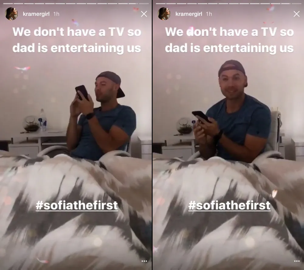 Mike Caussin on Jana Kramer's Instagram