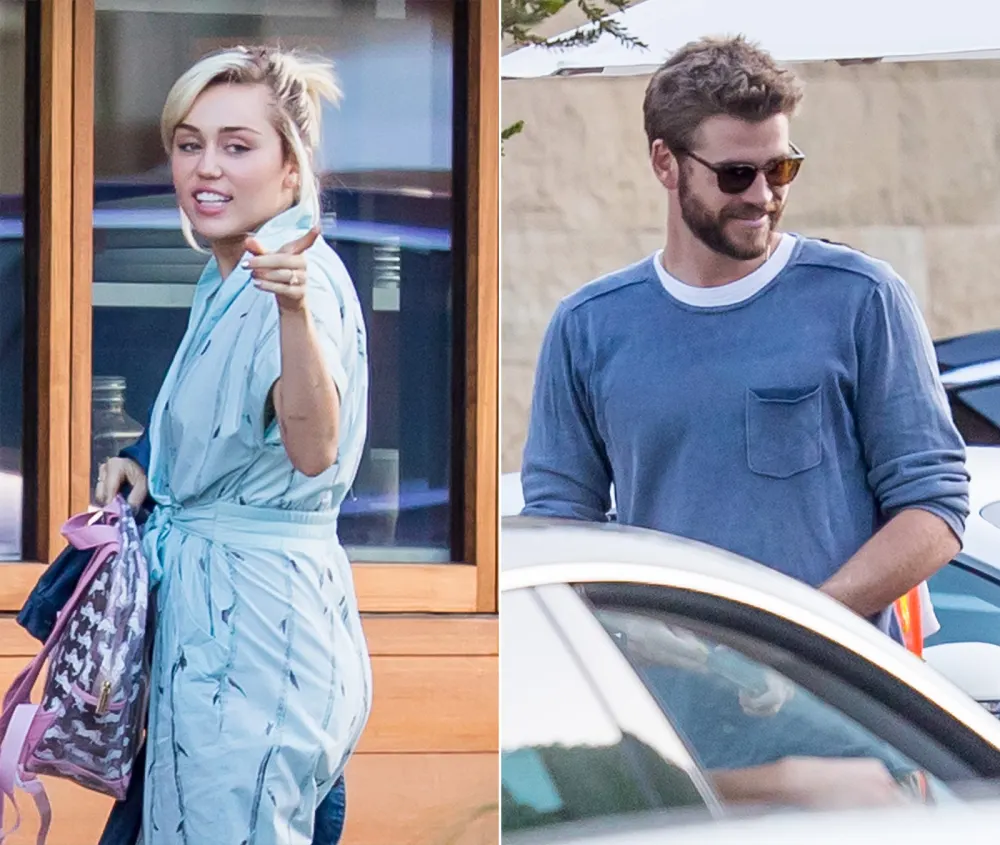 Miley Cyrus and Liam Hemsworth