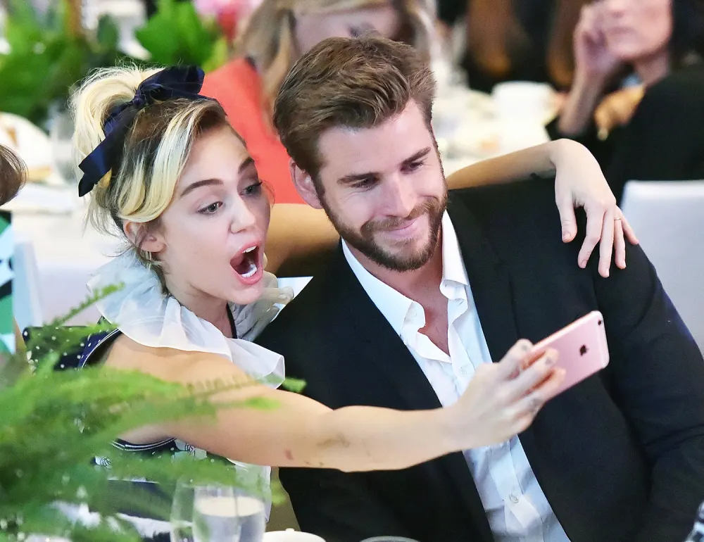 Liam Hemsworth and Miley Cyrus