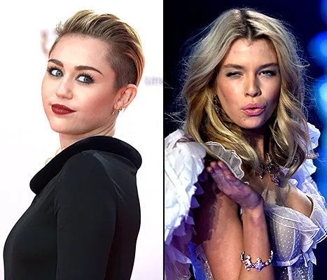 Miley Cyrus and Stella Maxwell