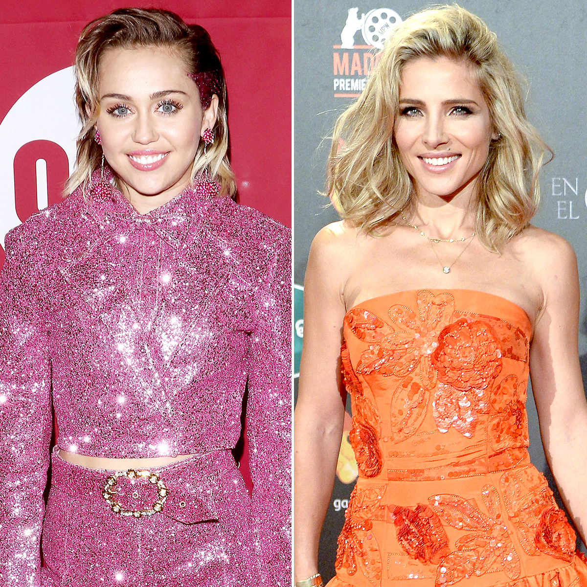 Miley Cyrus and Elsa Pataky