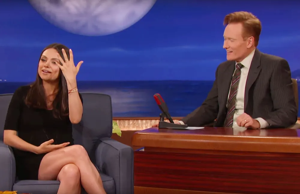 Mila Kunis Conan O'Brian