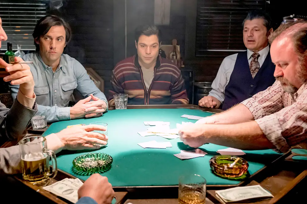 Milo Ventimiglia as Jack on This Is Us.