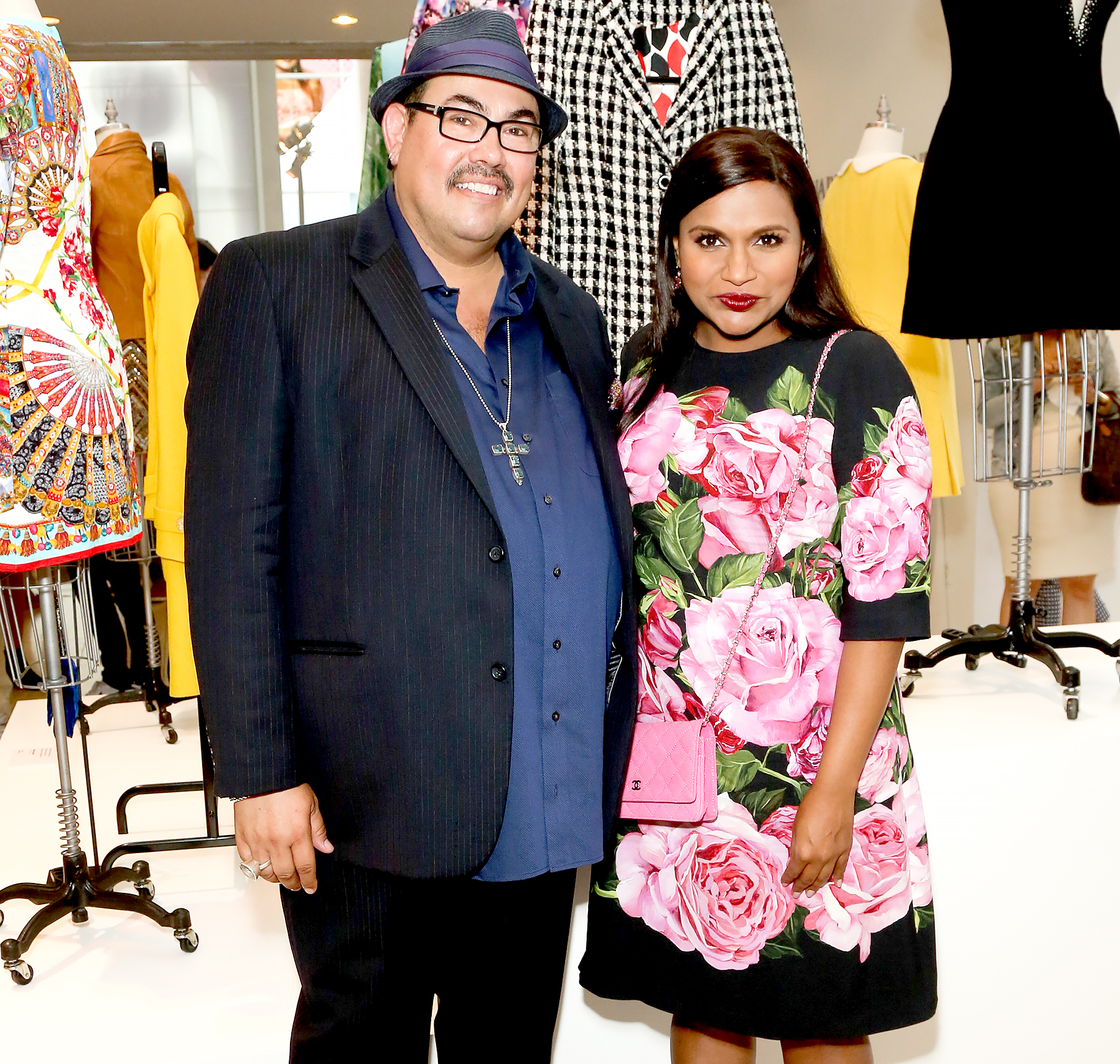 Costume Designer Sal Perez (L) and Actress Mindy Kaling attend the "The Mindy Project": 6 Seasons Of Style at The Paley Center for Media on August 24, 2017 in Beverly Hills, California.