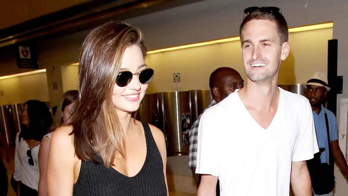 Miranda Kerr and Evan Spiegel