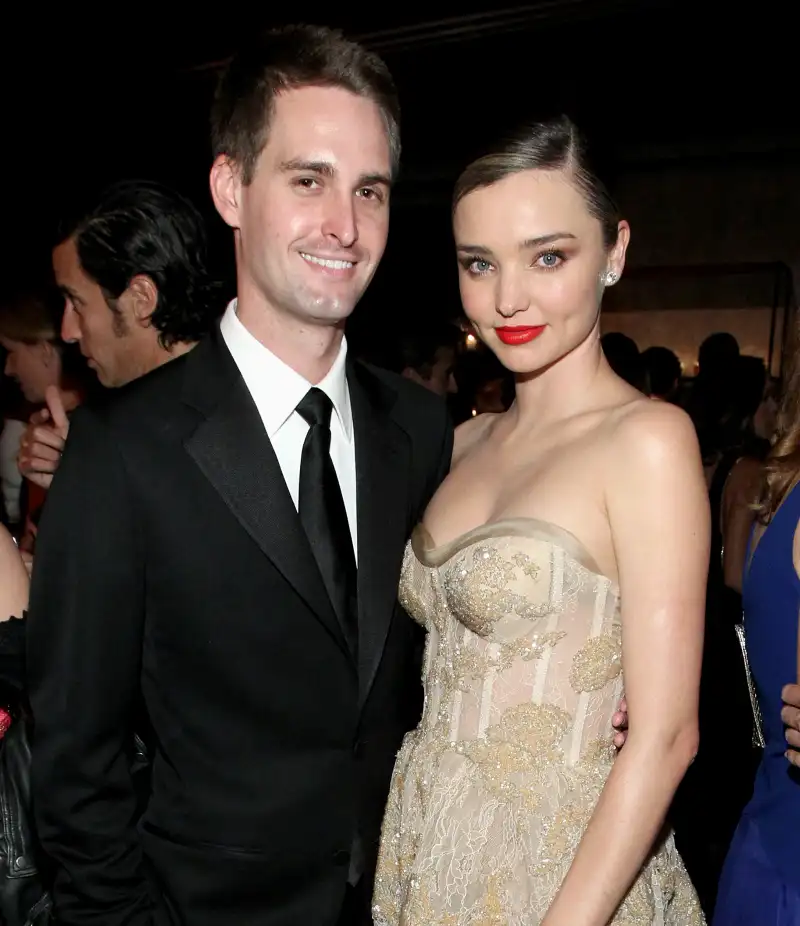 Miranda Kerr and Evan Spiegel