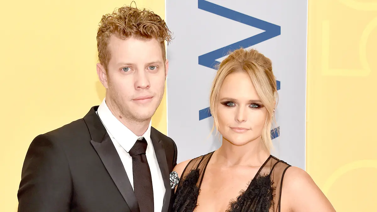 Anderson East, left, and Miranda Lambert arrive at the 50th annual CMA Awards at the Bridgestone Arena on Wednesday, Nov. 2, 2016, in Nashville, Tenn.