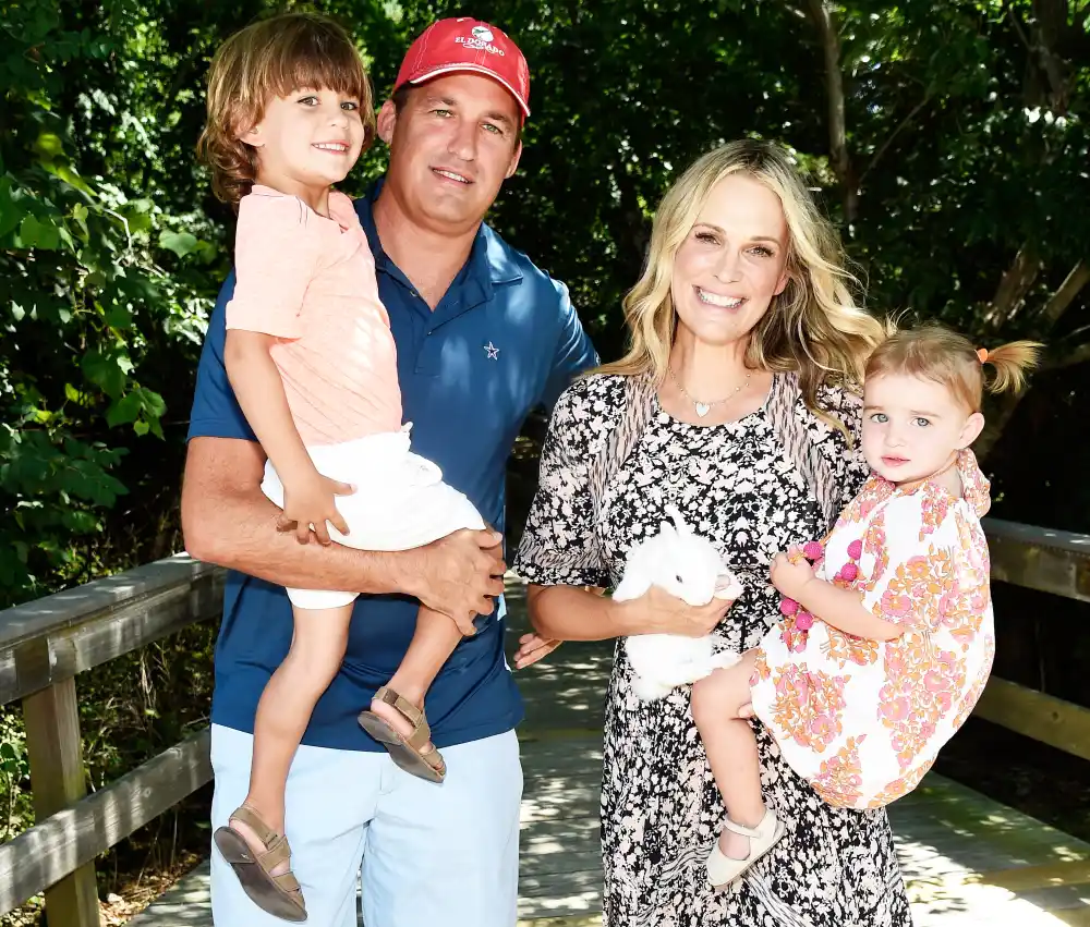 Scott Stuber, Brooks Alan Stuber, Scarlett May Stuber and Molly Sims
