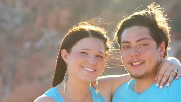 Mykelti Brown and Antonio Padron