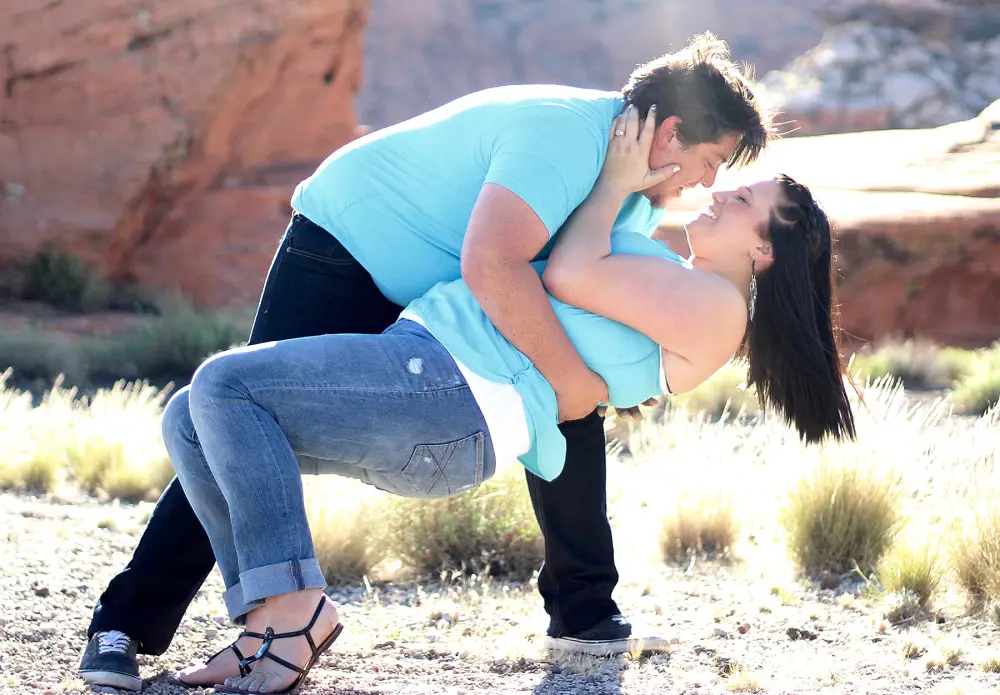 Antonio Padron and Mykelti Brown