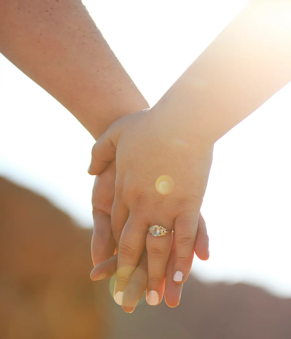 Mykelti Brown Antonio Padron engagement ring