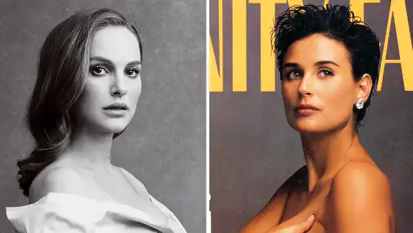 Natalie Portman Demi Moore Vanity Fair covers