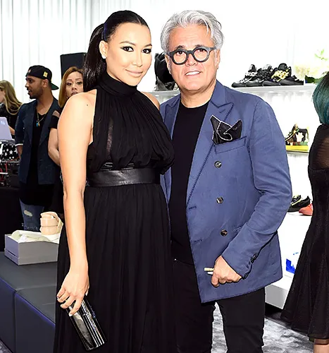 Naya Rivera and Giuseppe Zanotti