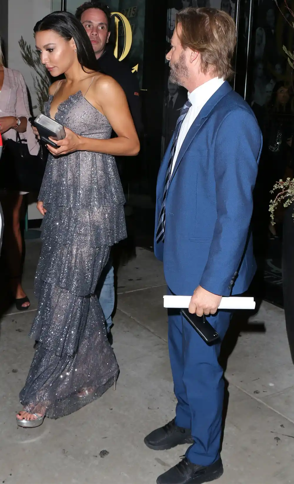 Naya Rivera and David Spade