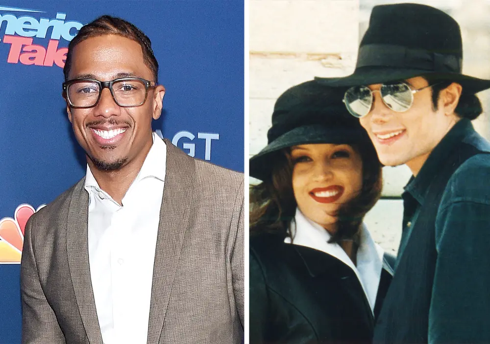 Nick Cannon, Lisa Marie Presley and Michael Jackson