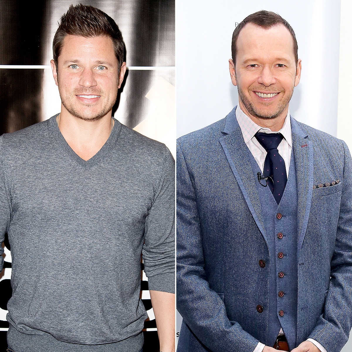 Nick Lachey and Donnie Wahlberg