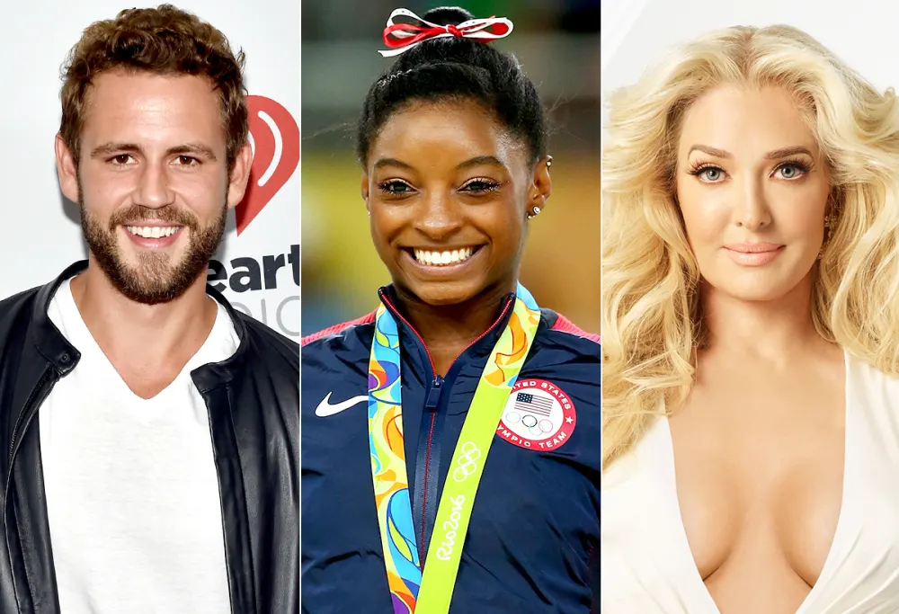 Nick Viall, Simone Biles, Erika Girardi