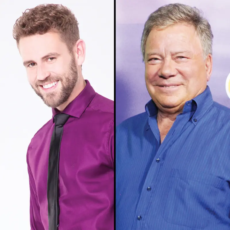 Nick Viall and William Shatner