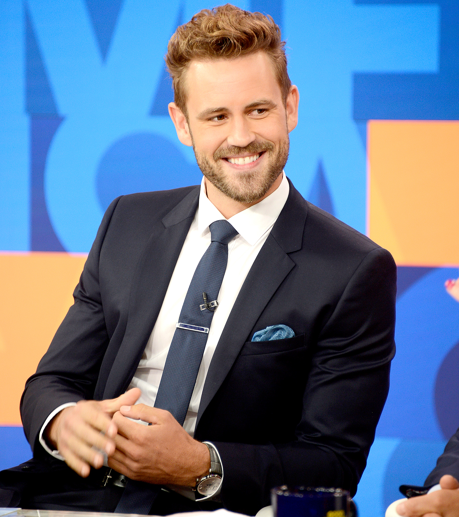 Nick Viall on Good Morning America. Ida Mae Astute/ABC via Getty Images