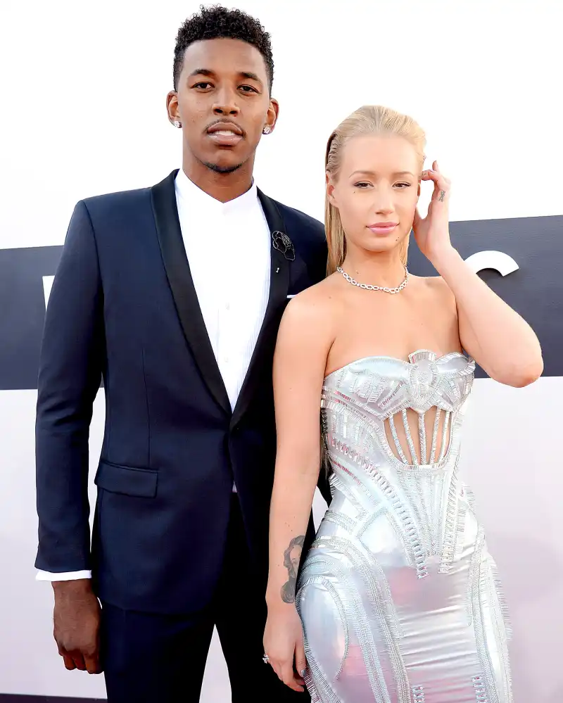 Nick Young and Iggy Azalea attends the 2014 MTV Video Music Awards.