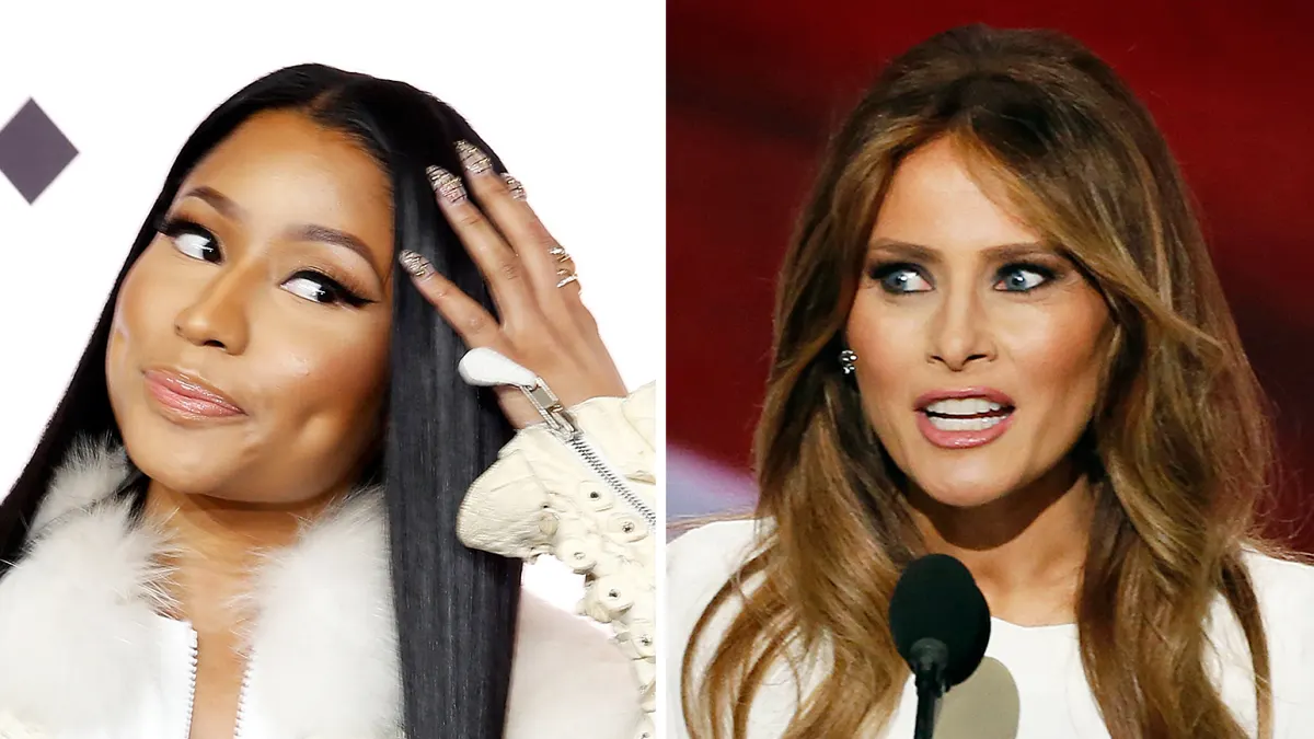 Nicki Minaj Melania Trump