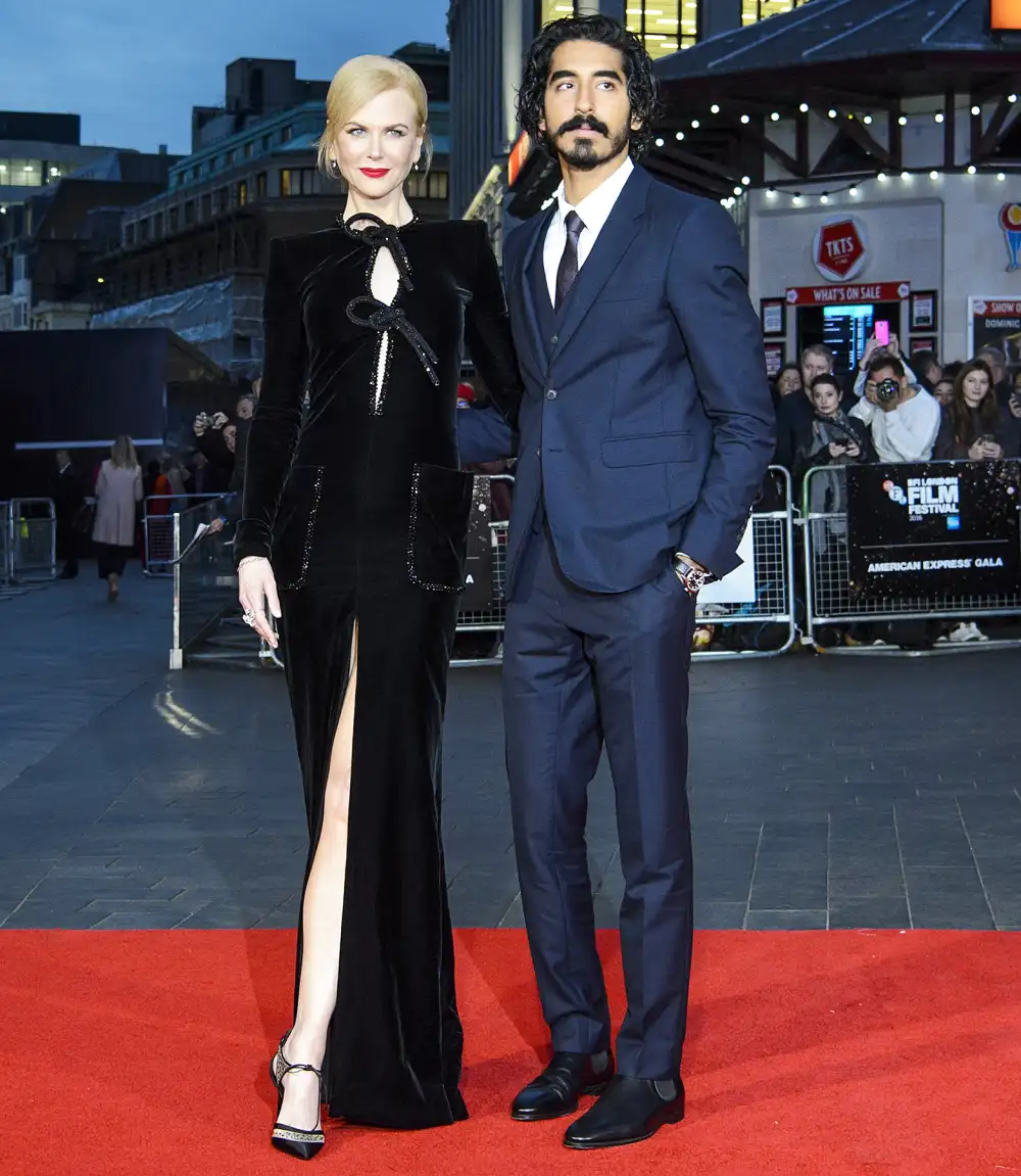 Nicole Kidman Dev Patel leg