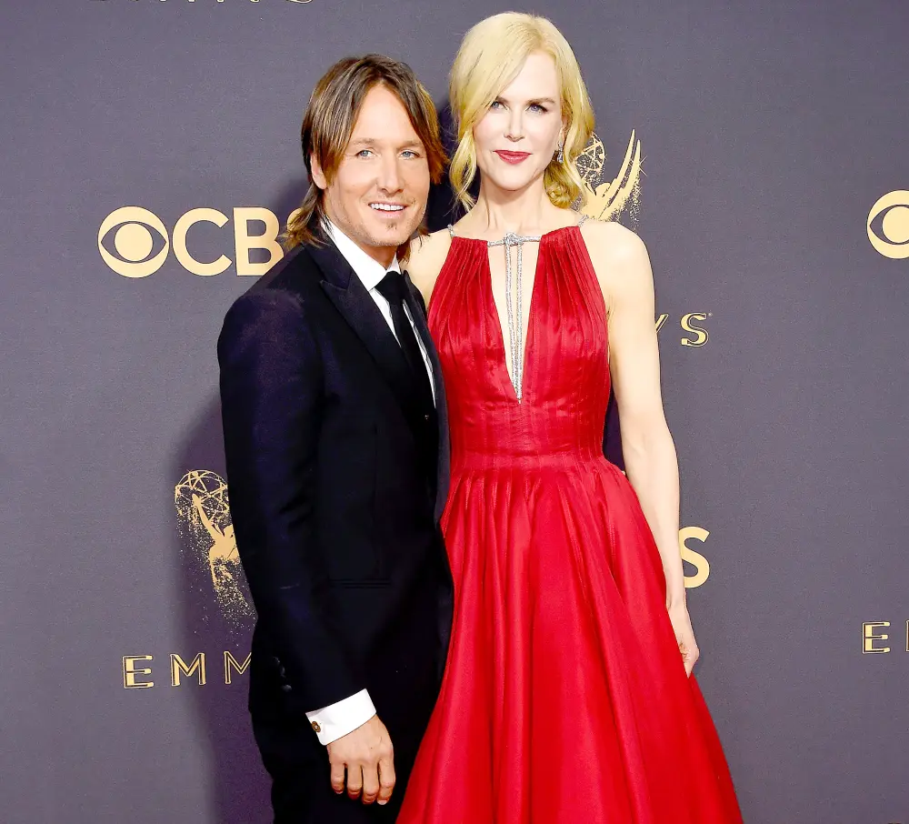 Keith Urban and Nicole Kidman attend the 69th Annual Primetime Emmy Awards at Microsoft Theater on September 17, 2017 in Los Angeles, California.